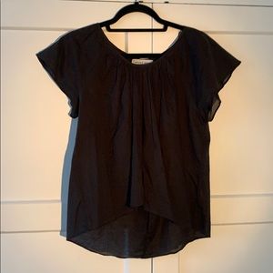 Apiece Apart Black Blouse